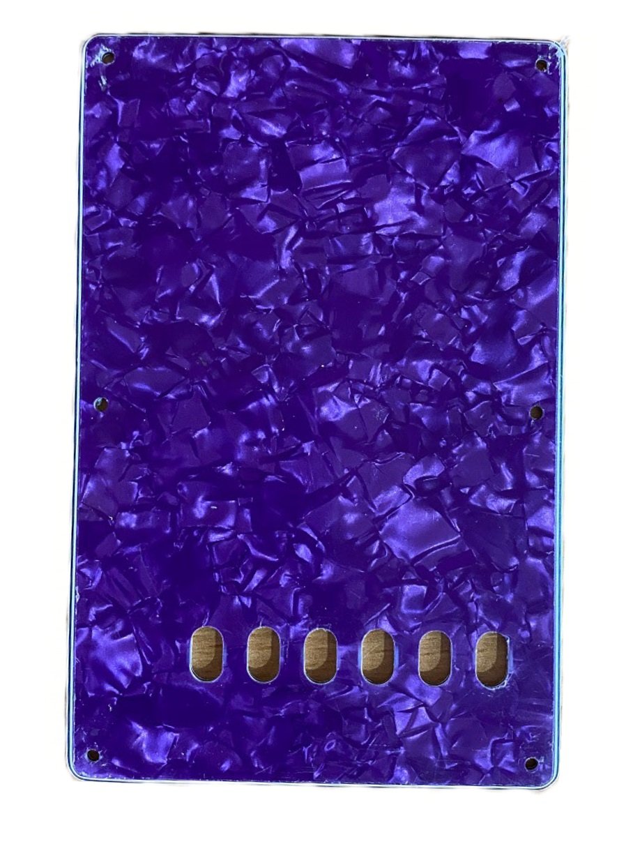 Lila Pearloid Backplate für Strat Style E-Gitarre
