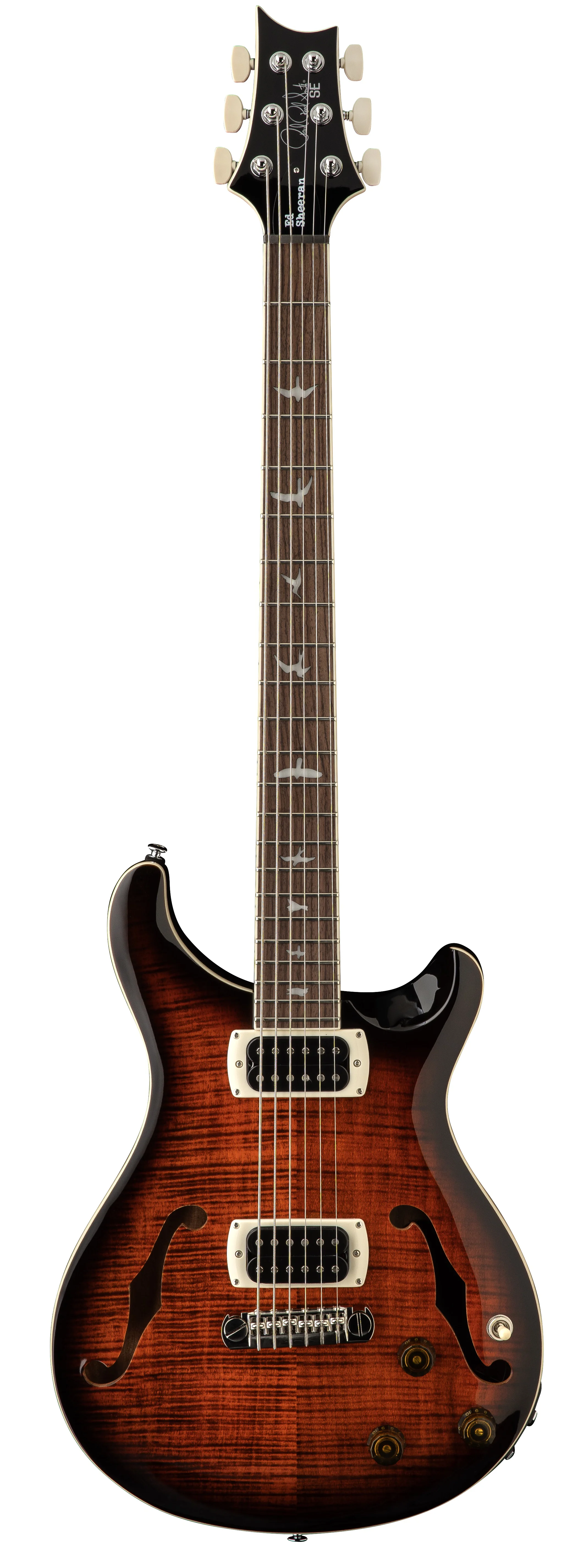 SE Ed Sheeran Baritone Piezo Orange Tiger Smokeburst