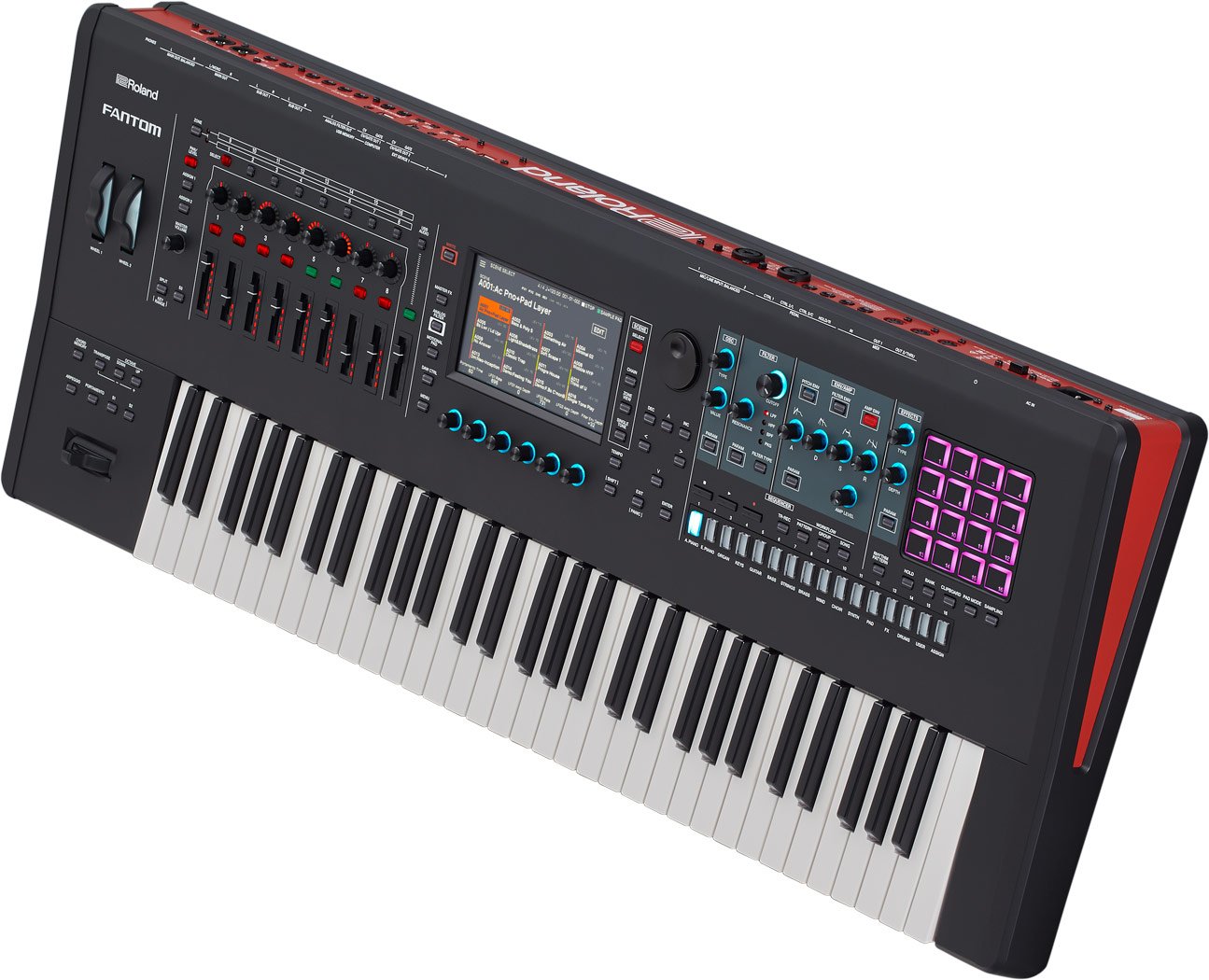 ROLAND Fantom-8 Workstation Seitenansicht