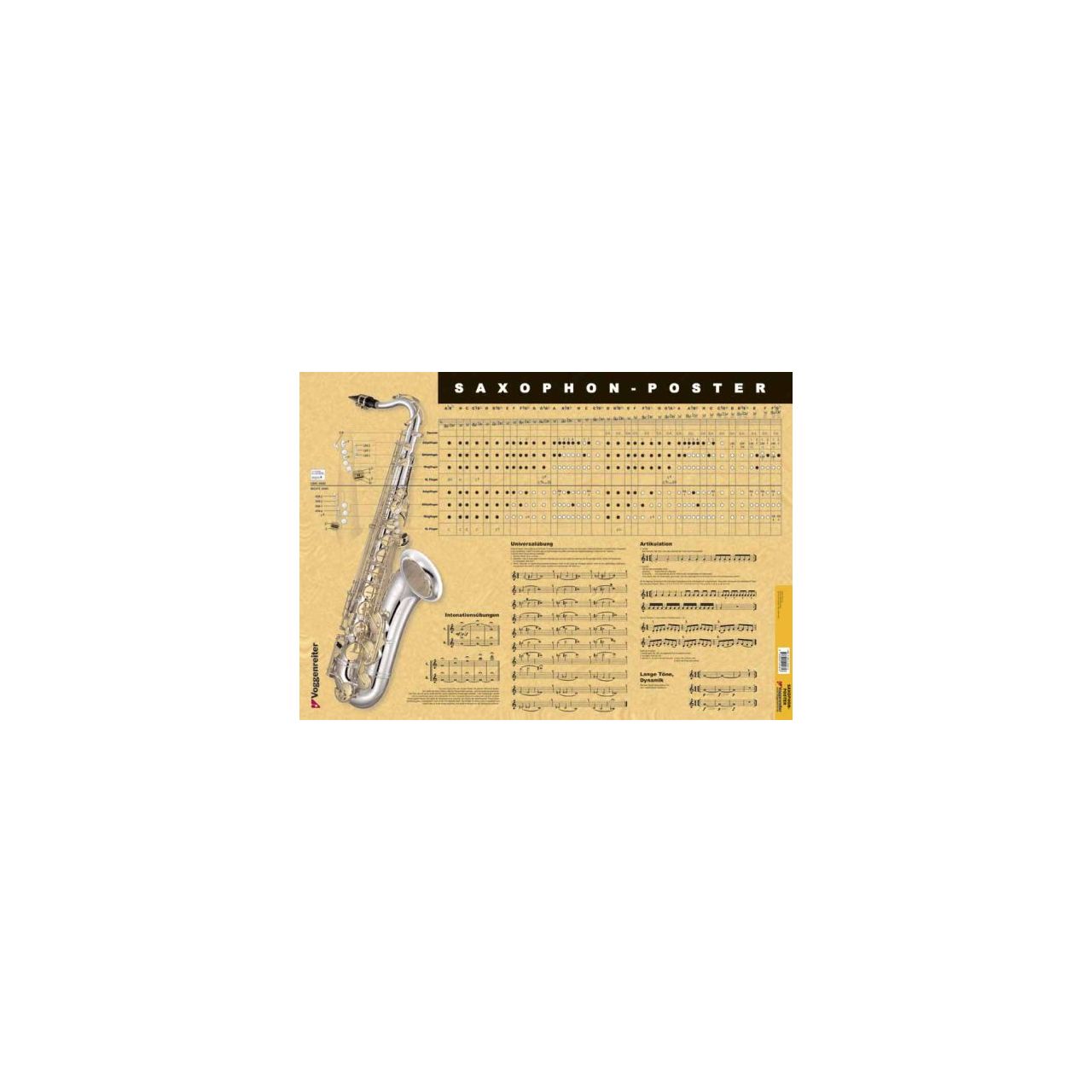 Poster Saxophon