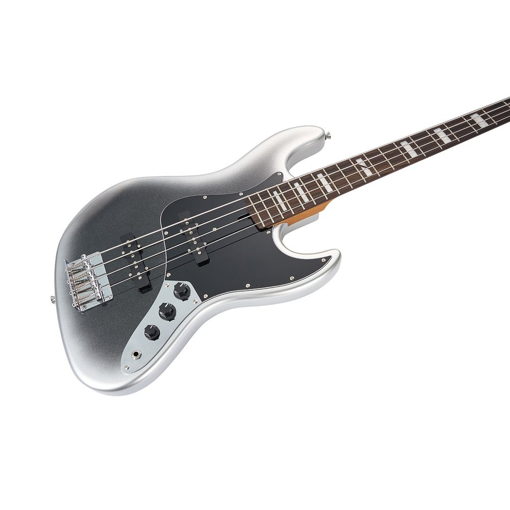 MBJ412 Electric Bass Guitar Dark Silver