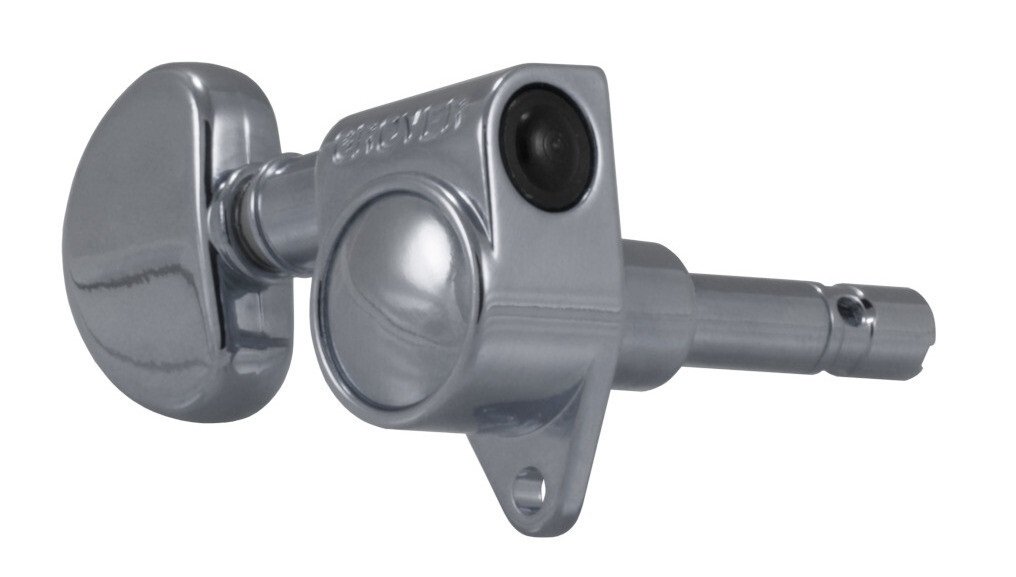106C Original Locking Rotomatics with Round Button - Single Guitar Machine Head, 1 Piece, Treble Sid
