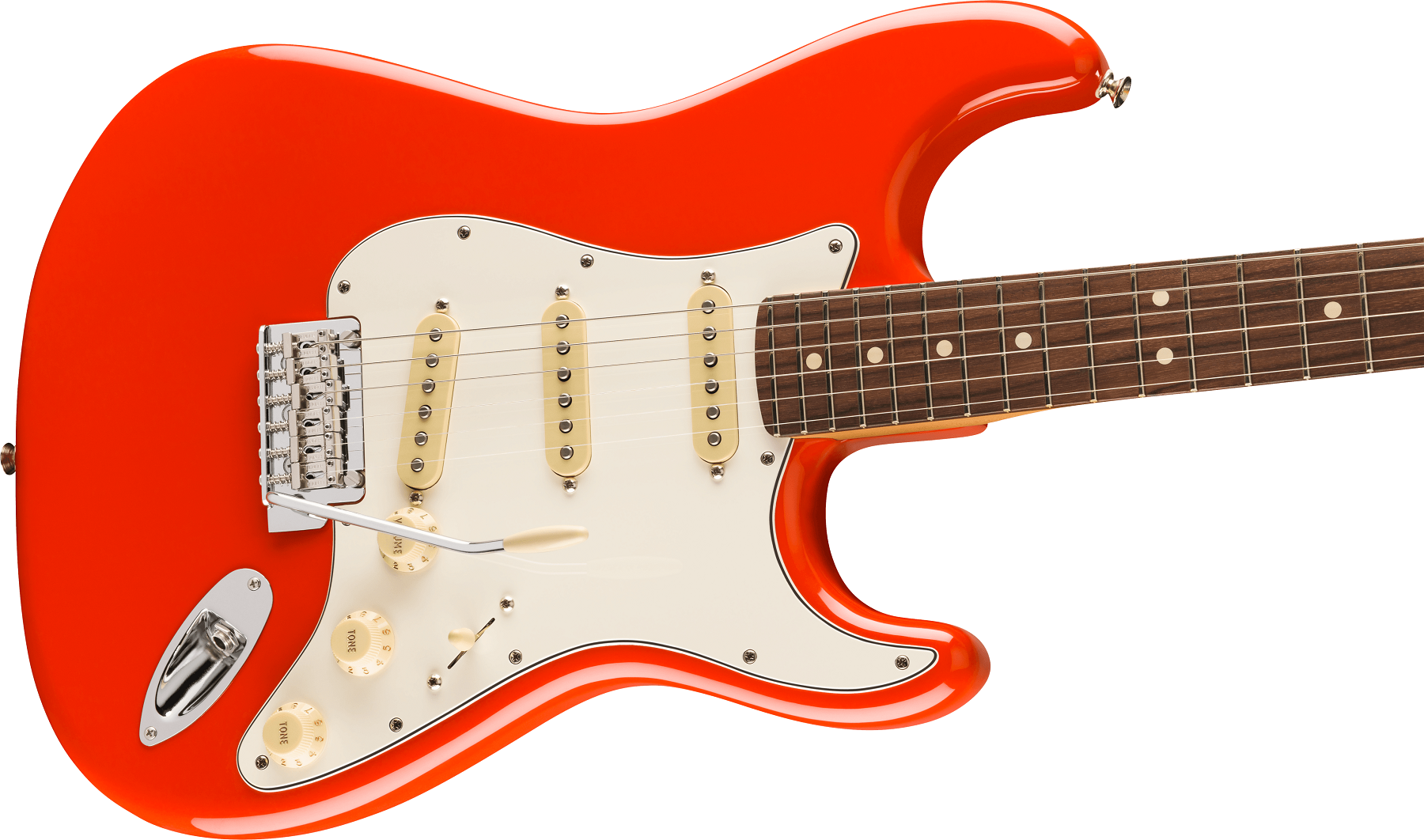 Player II Stratocaster Rosewood Coral  Red