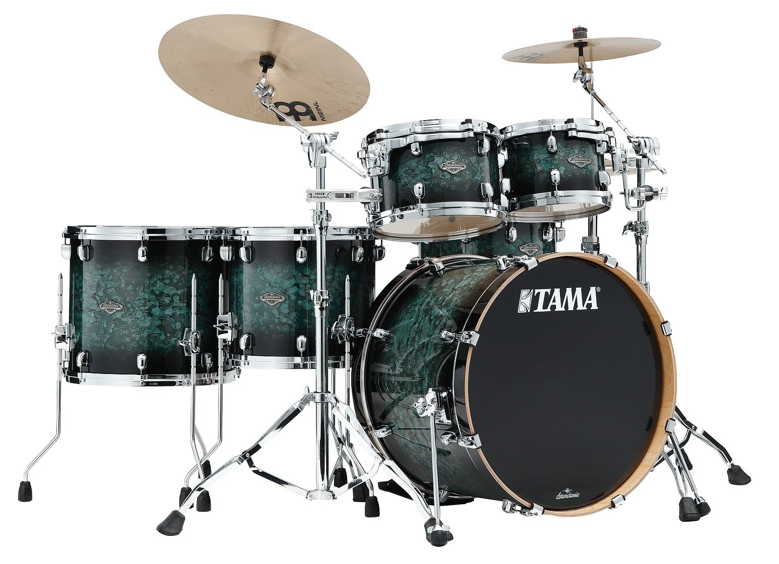 Starclassic Performer 5pcs 22" Shellset - Molten Steel Blue Burst