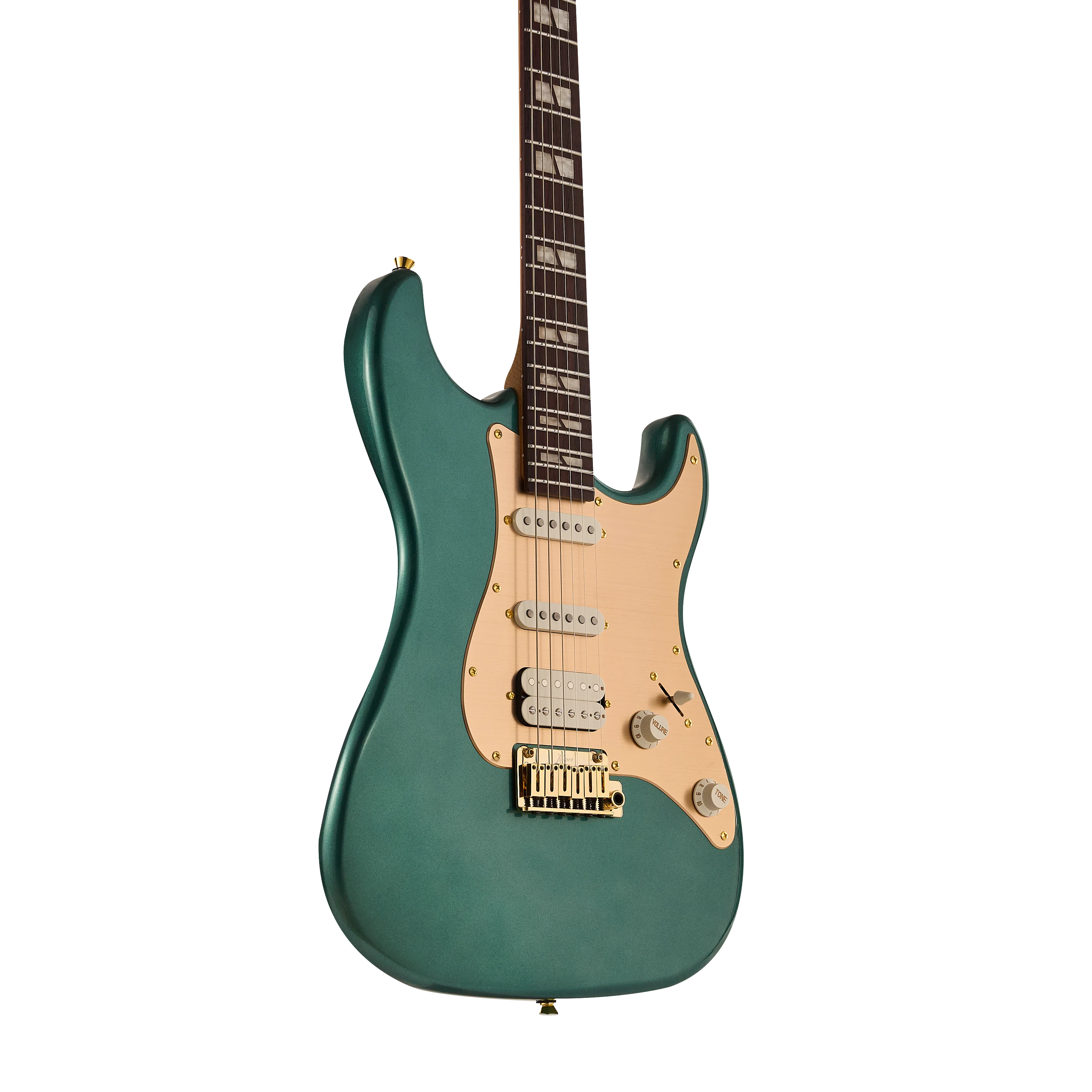 KS-Standard Gold SSH Maple Metallic Black E-Gitarre