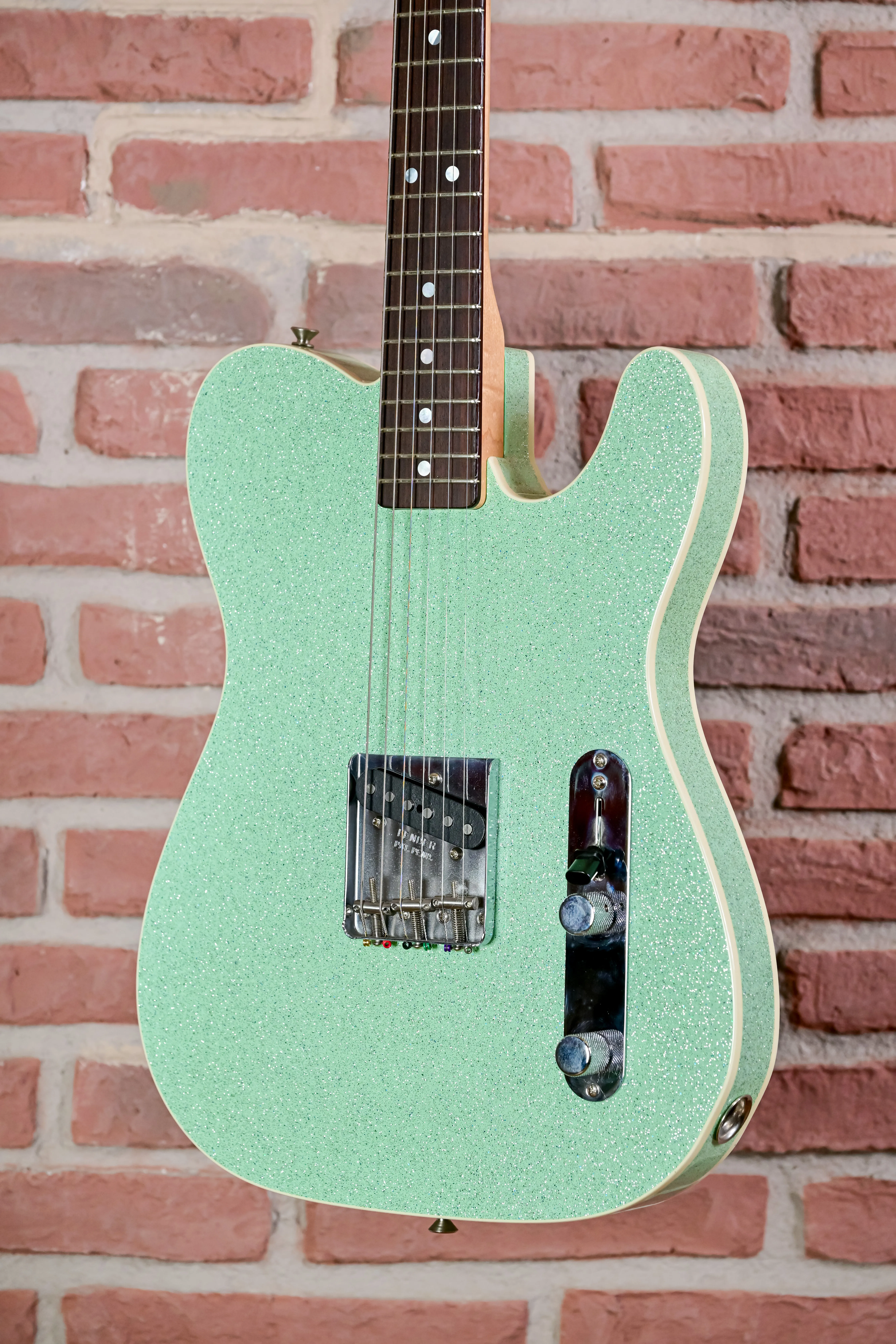 Masterbuilt 60s Esquire NOS by Jason Smith Surf Green with Silver-Green-Blue Flake
