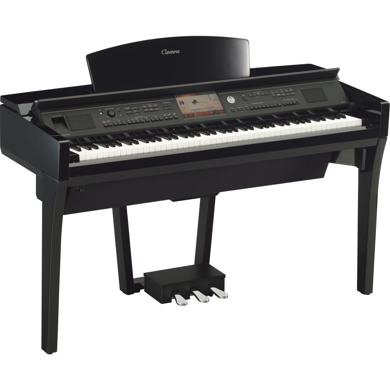 Clavinova CVP-709PE Digitalpiano in Schwarz Hochglanz