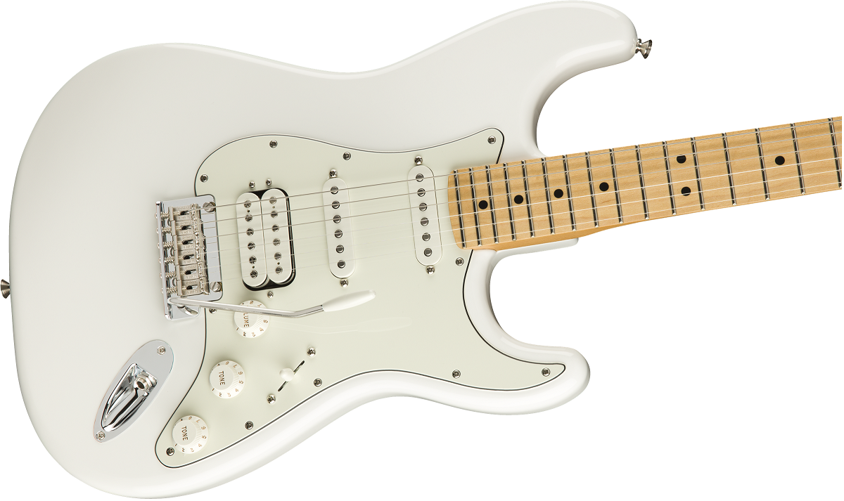 Player Stratocaster® HSS, Maple Fingerboard, Polar White