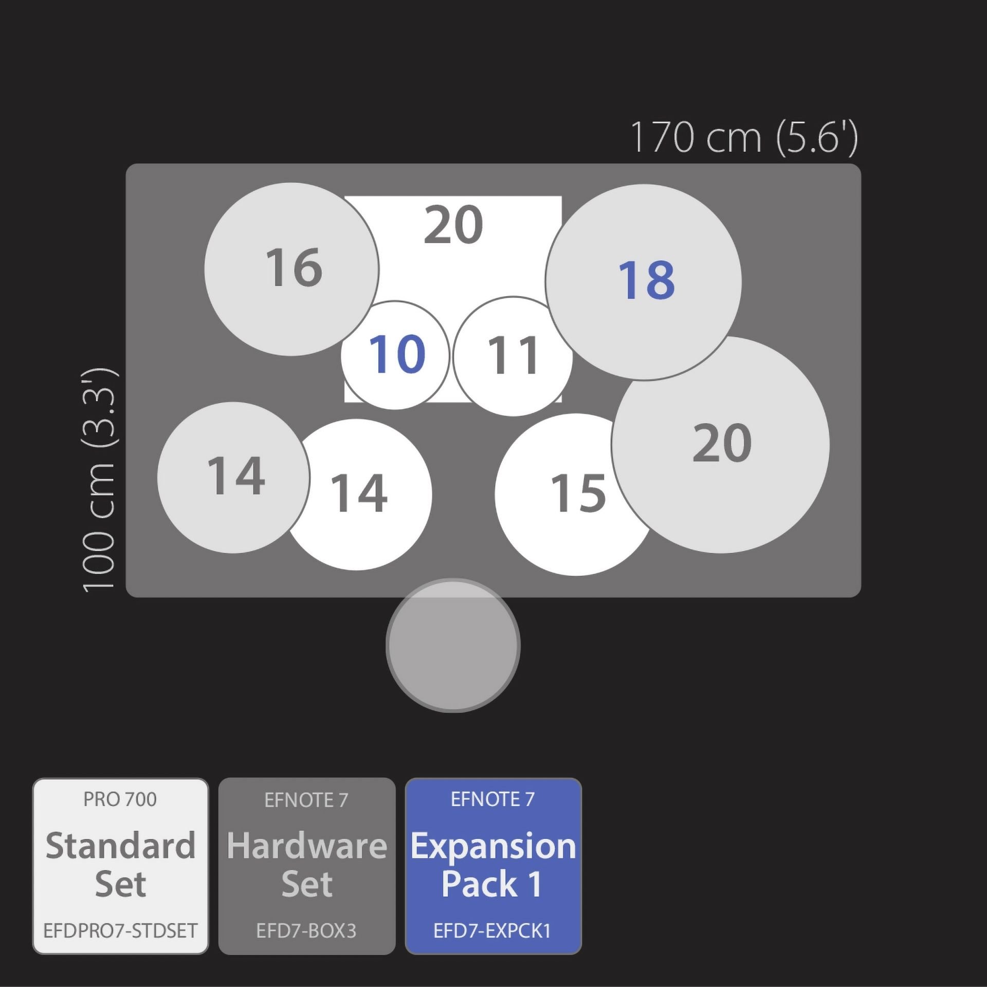 PRO 701 E-Drum Set
