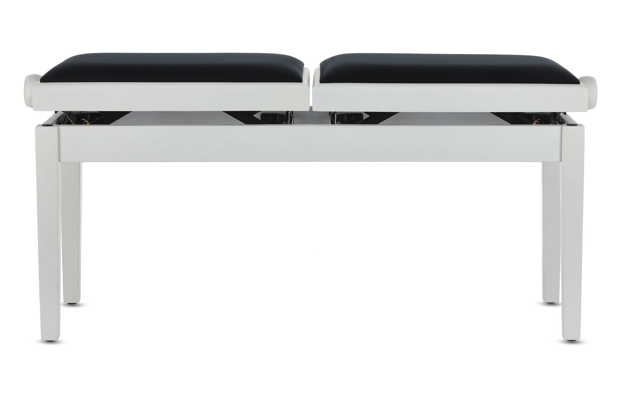 Double Pianobank Deluxe weiß matt