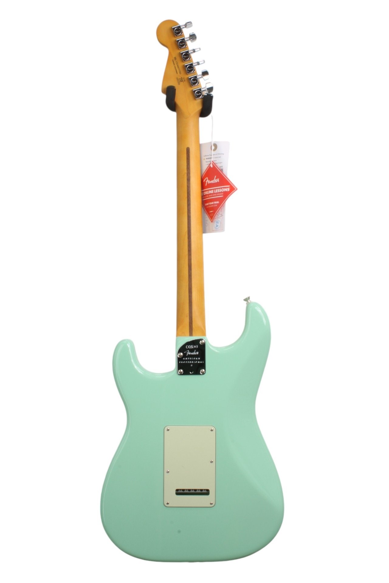American Pro II Matching Headcap Stratocaster, Surf Green