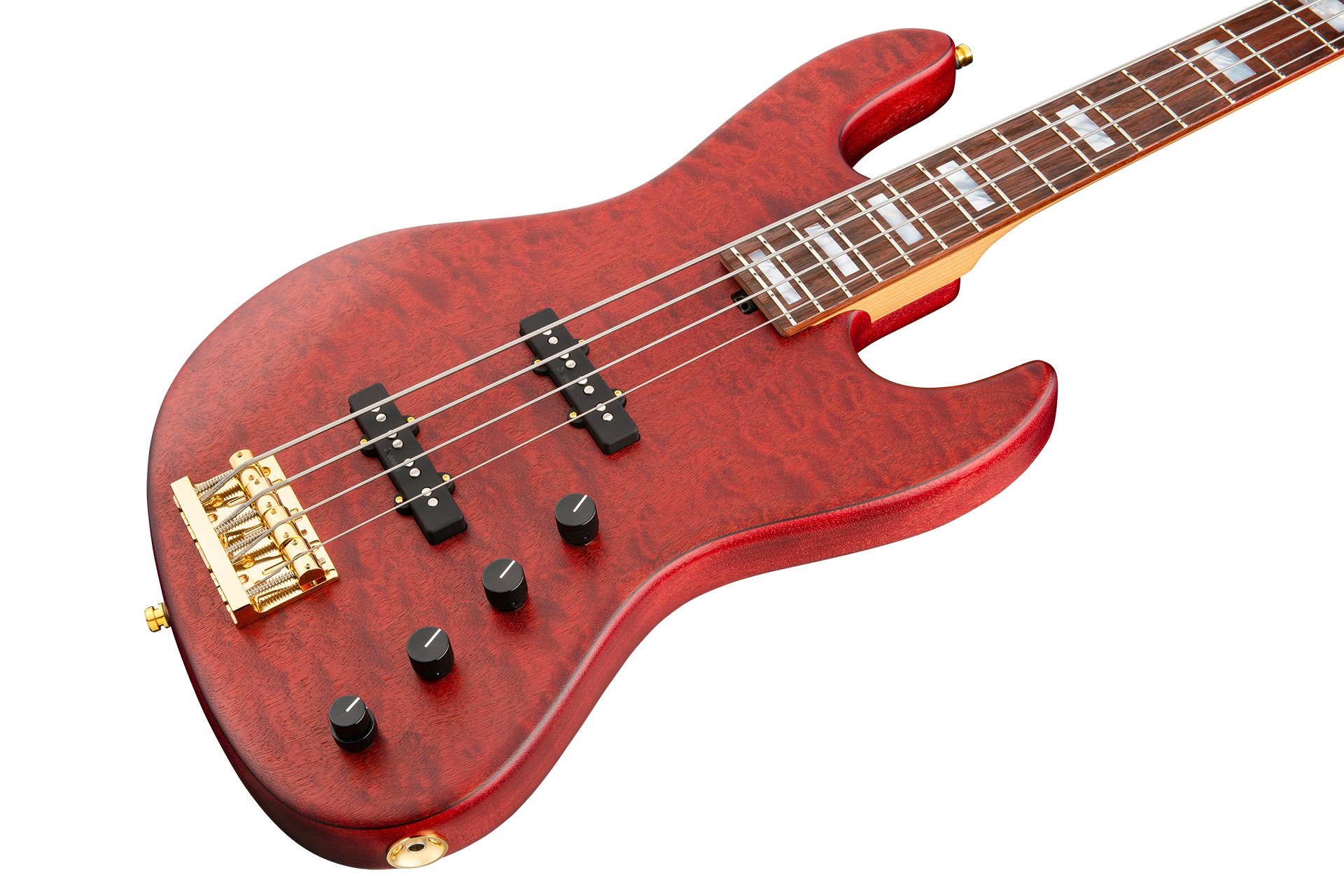 MetroLine 21-Fret Standard J/J Bass, Limited Edition 2023, 4-String - Majestic Red