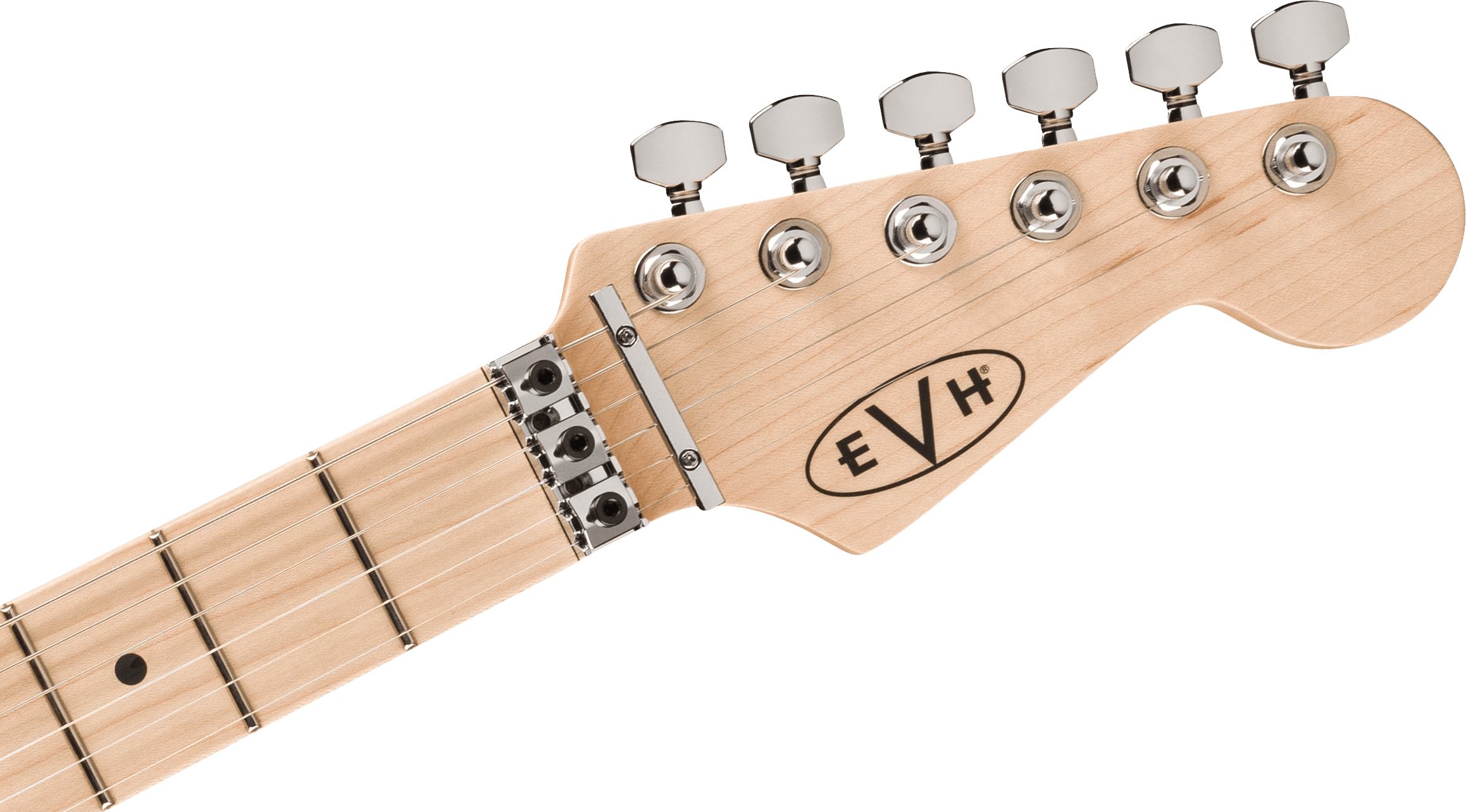 Striped Series Circles, Maple Fingerboard, White and Black