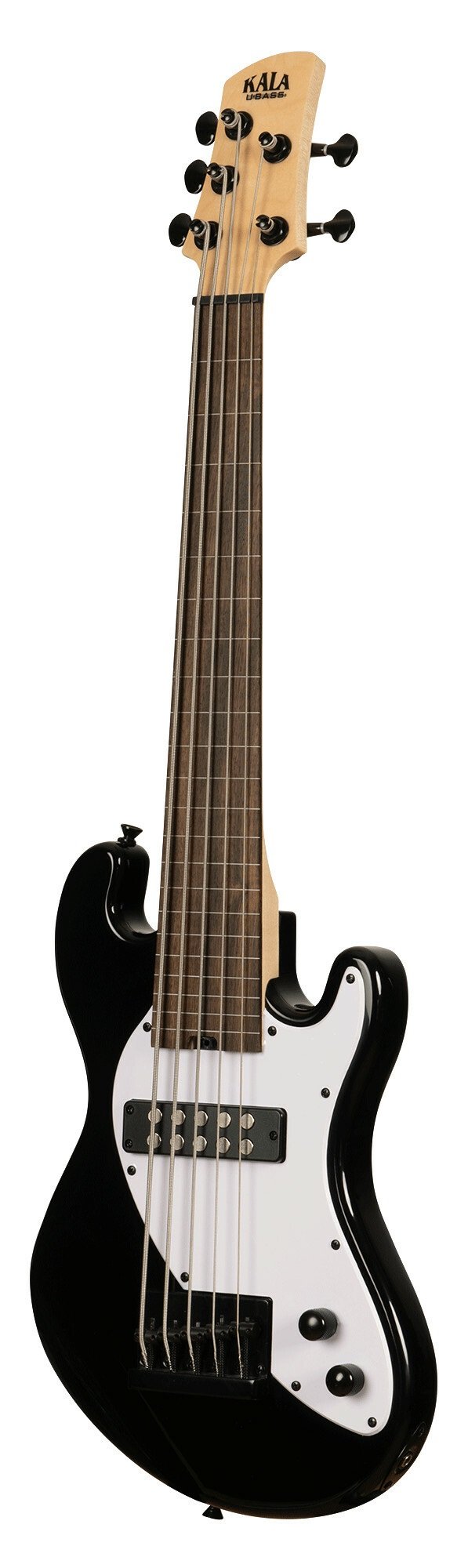 U-Bass Solid Body 5-String, Jet Black, Fretless, with Bag