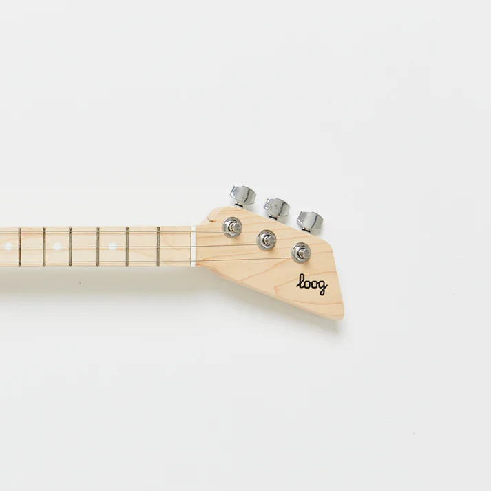 Mini Electric Guitar White 3-String