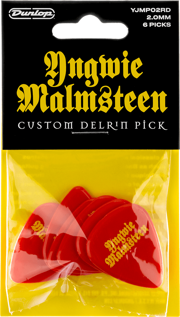 Yngwie Malmsteen Custom Delrin Pick 2.00mm, 6 Stück