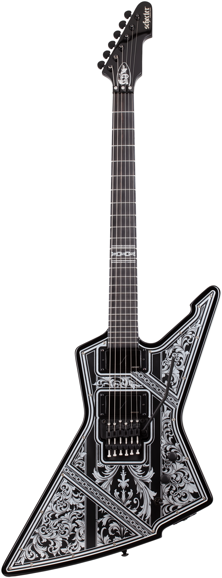 E-1 FR Pryzm Palladium Gloss Black E-Gitarre