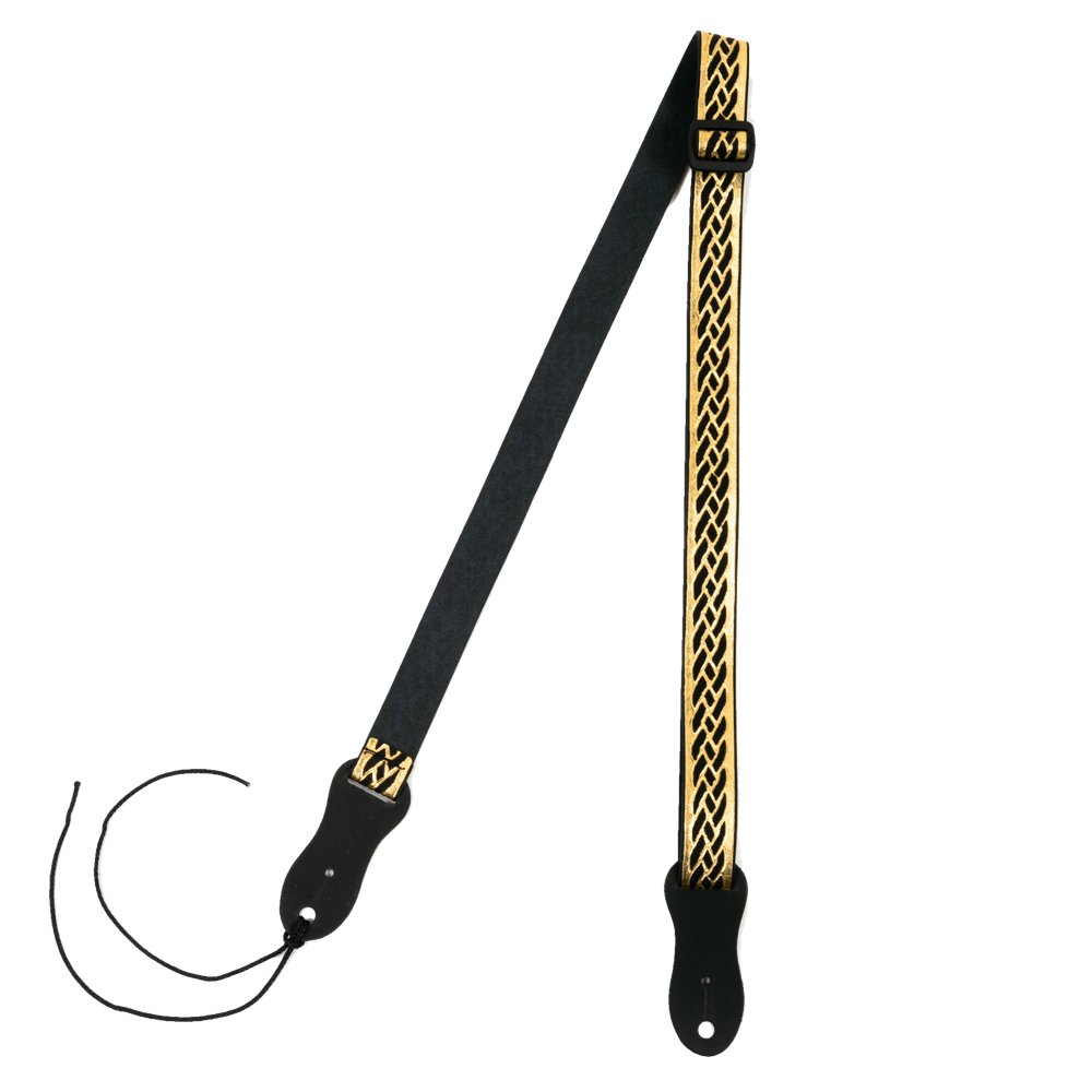 S47 Black Gold Nubuck Strap