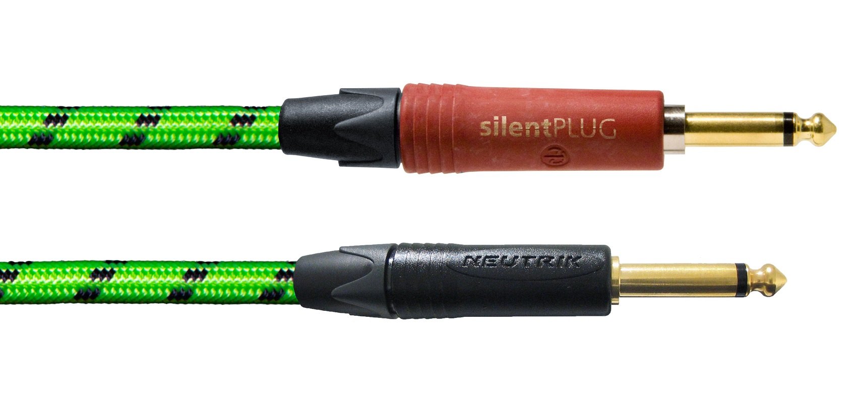 PP-G-Silent UV-reaktives Kabel Grün - 6m