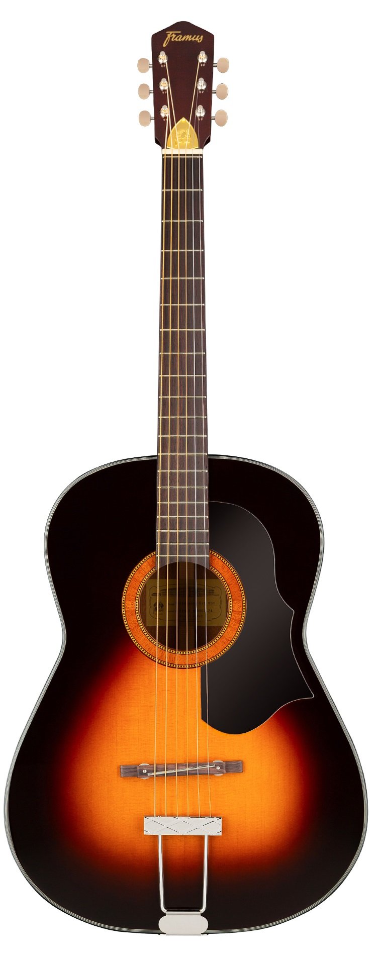 Vintage 05/024 Hootenanny 6-String, Vintage Sunburst High Polish, Case