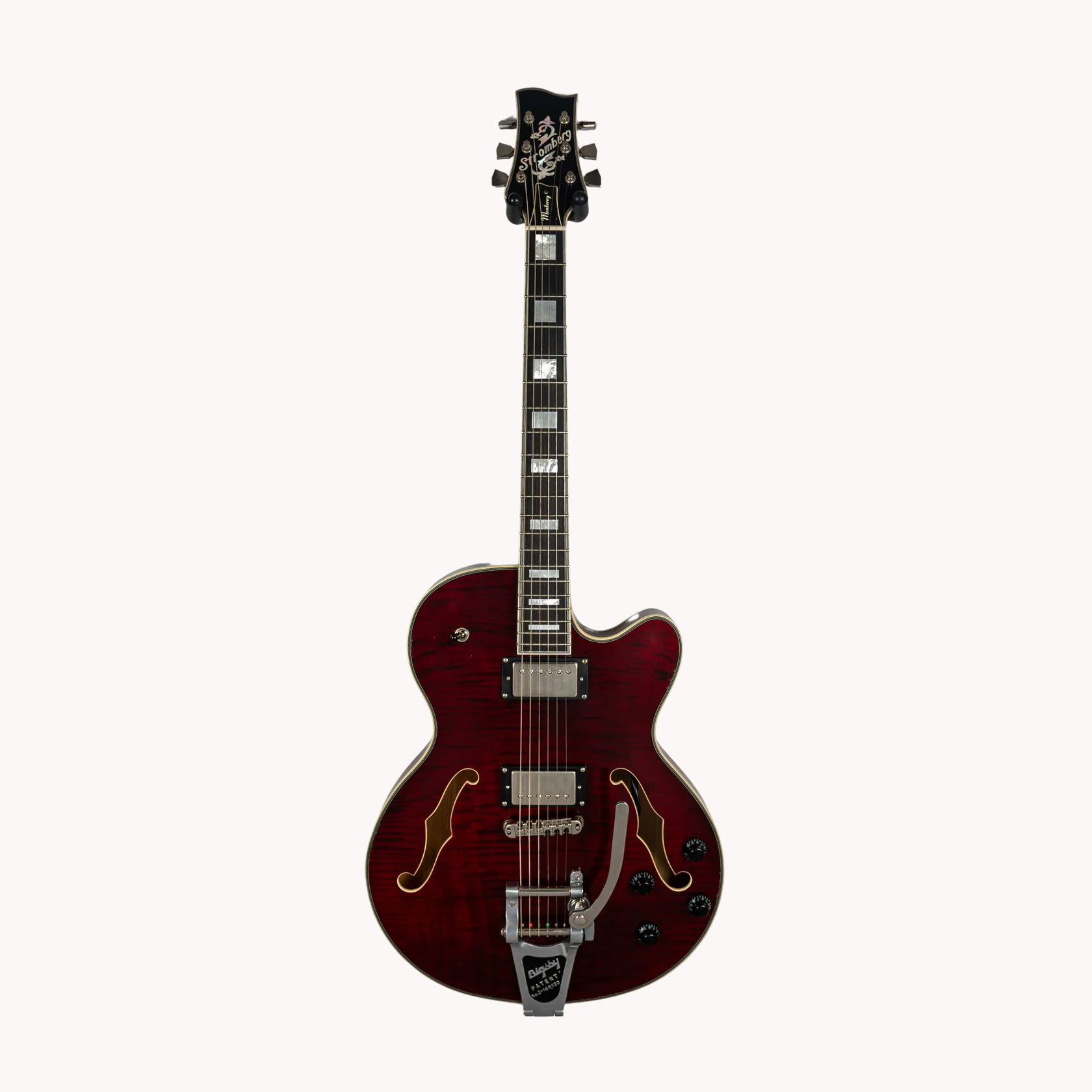 Monterey Bigsby NH Trans Red Aged