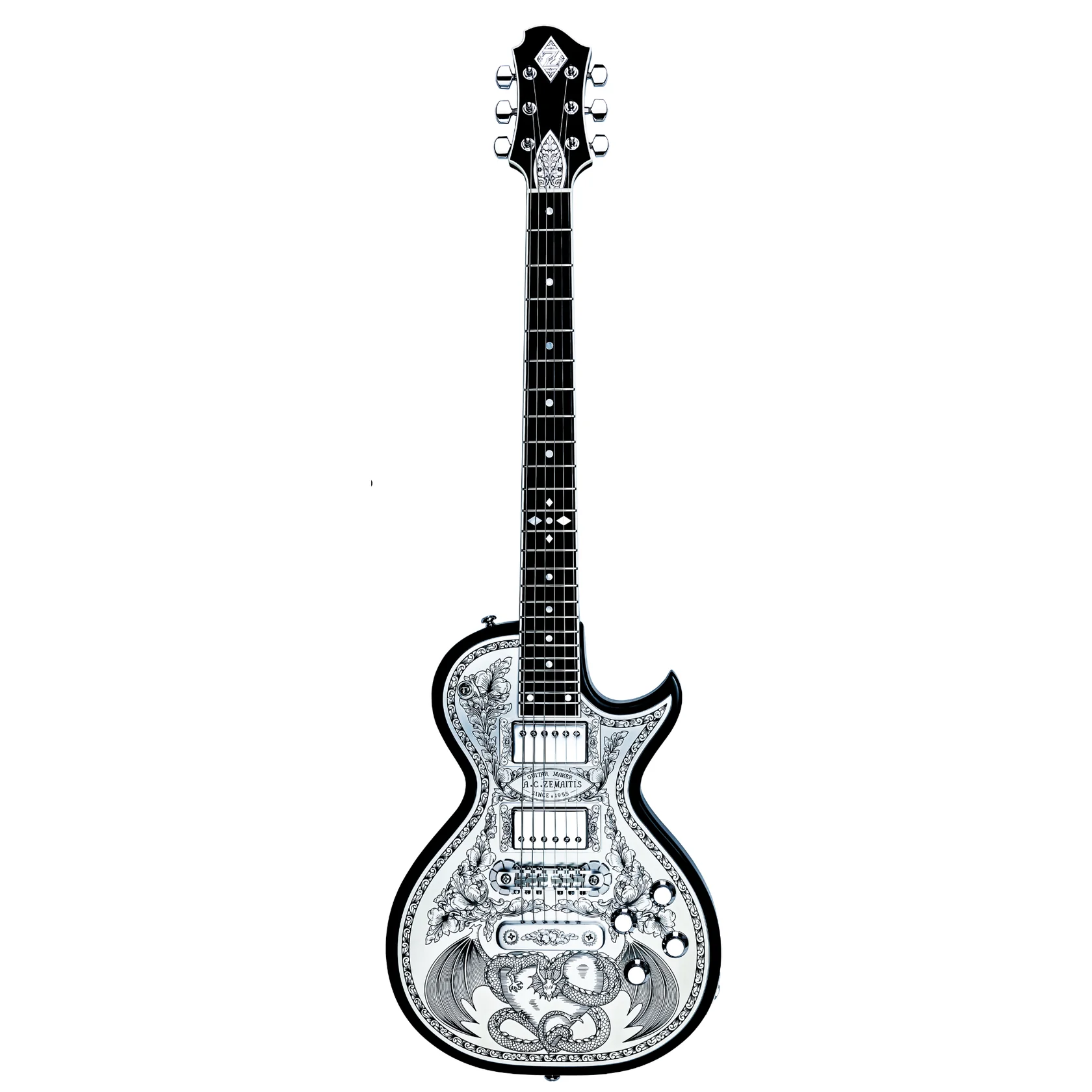 MFG-AC-24 Dragon & Heart, Black