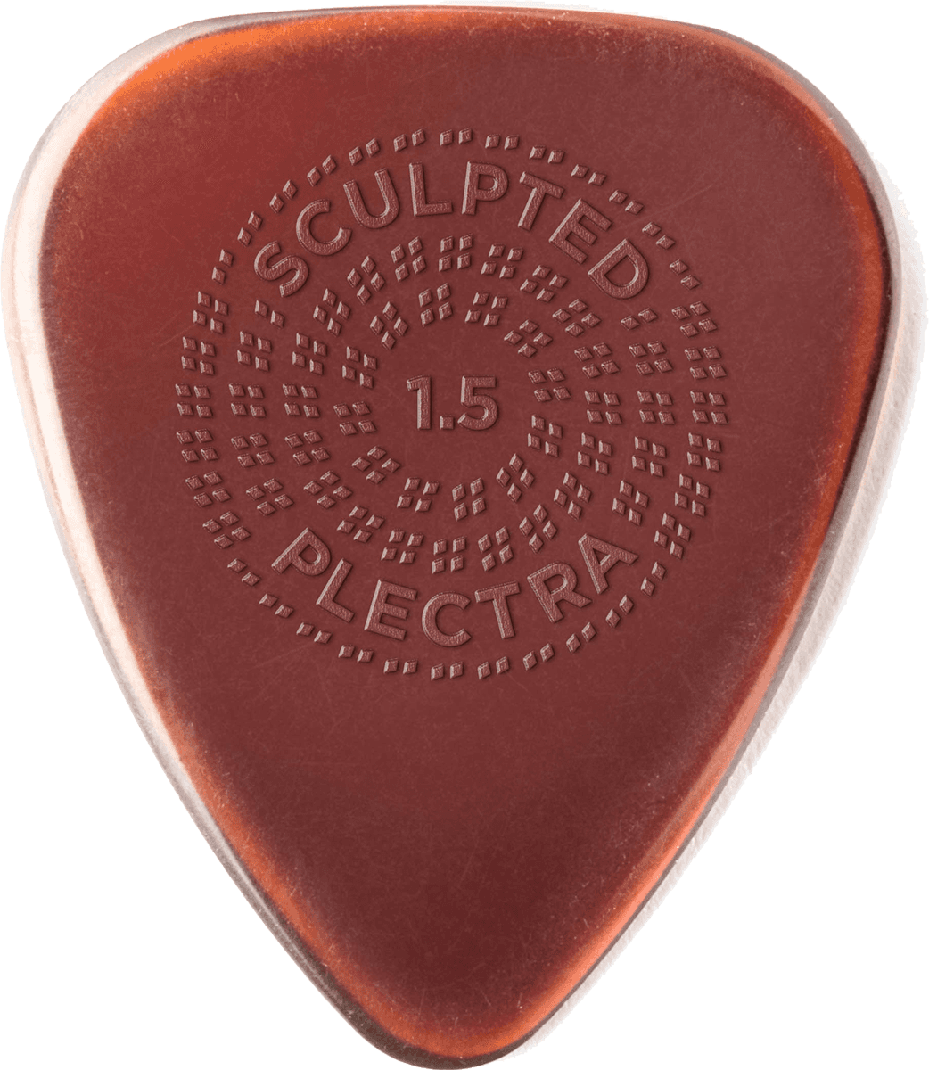 Primetone Standard Picks with Grip, Refill Pack, 12 pcs., brown, 1.50 mm 