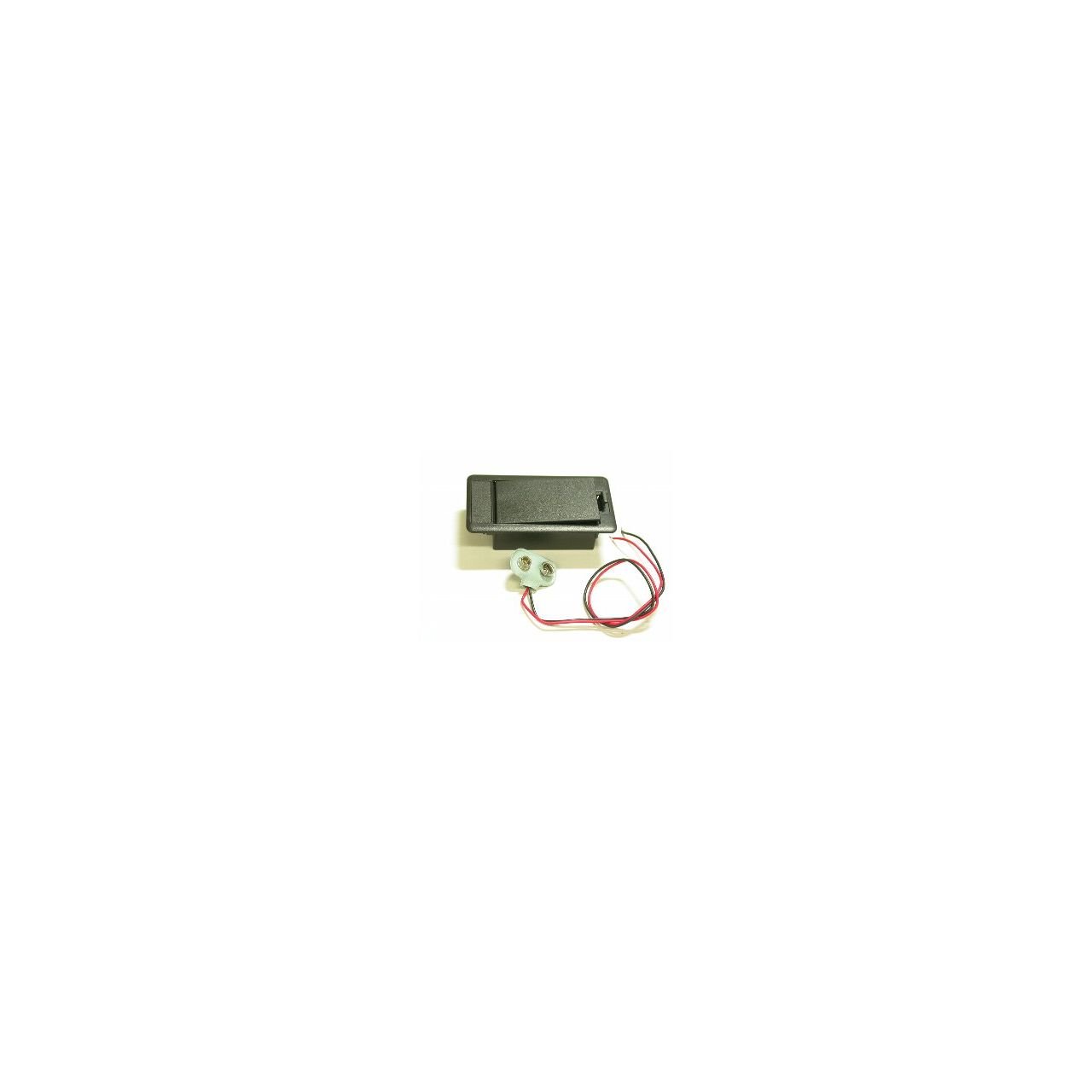 Batteriefach "Snap type" schwarz 	 