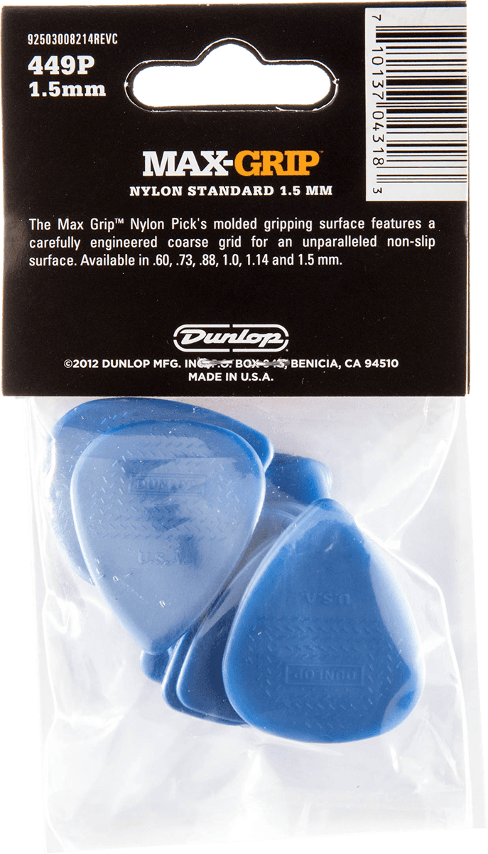 Nylon Max Grip Std Players Pack 12 Stück 1,50