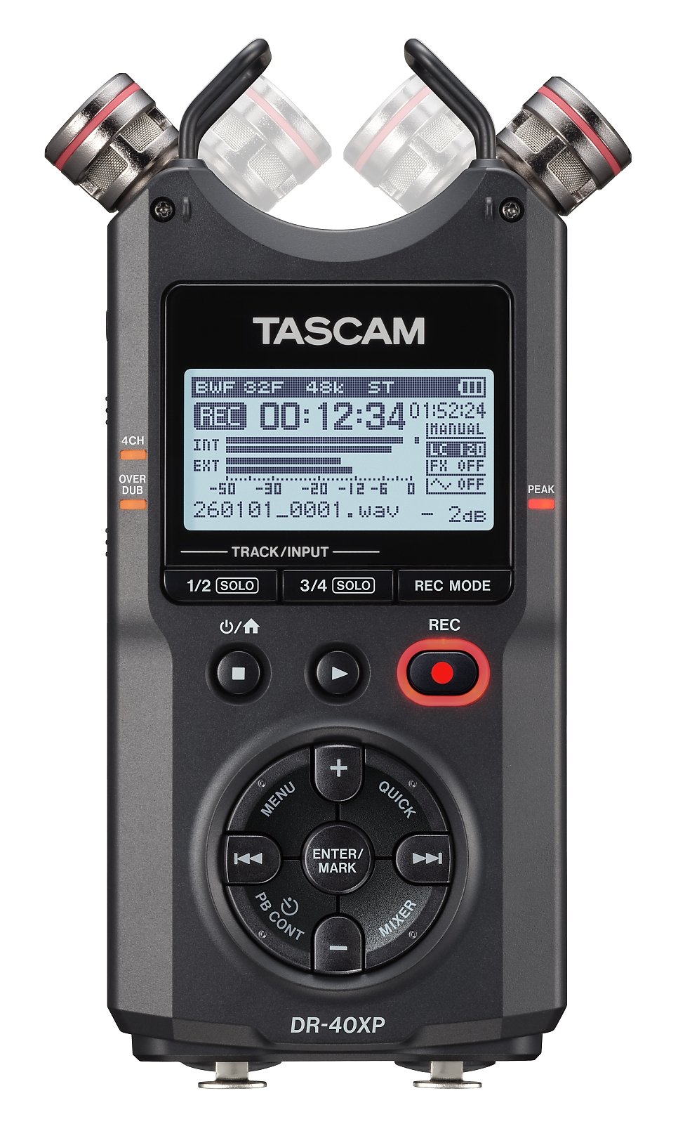 DR-40XP 4-Spur-Audiorecorder