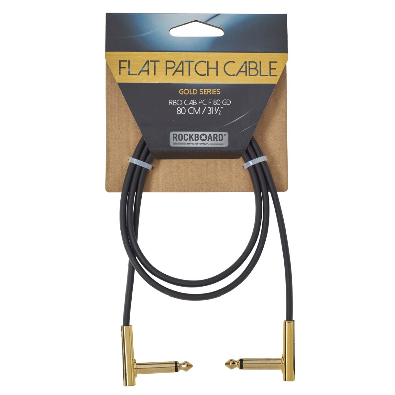 Gold Series Flat Patch Cable - 80 cm / 31 1/2"