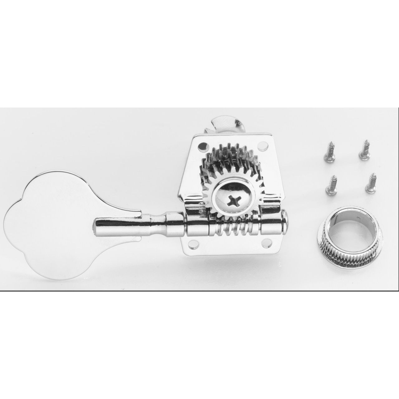 SP-MHBS-4X1STCH Vintage-Mechaniken 4 x 1, für Bassgitarre, Chrom-Finish