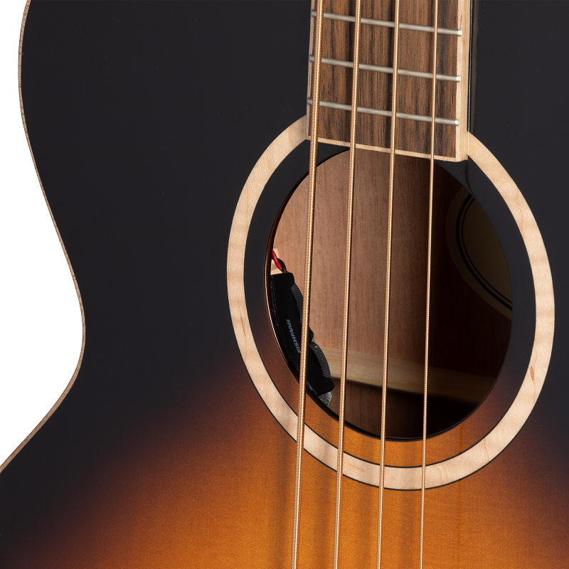 El Capitain J-200 Studio IV Bass (Fishman Sonitone), Aged Vintage Sunburst