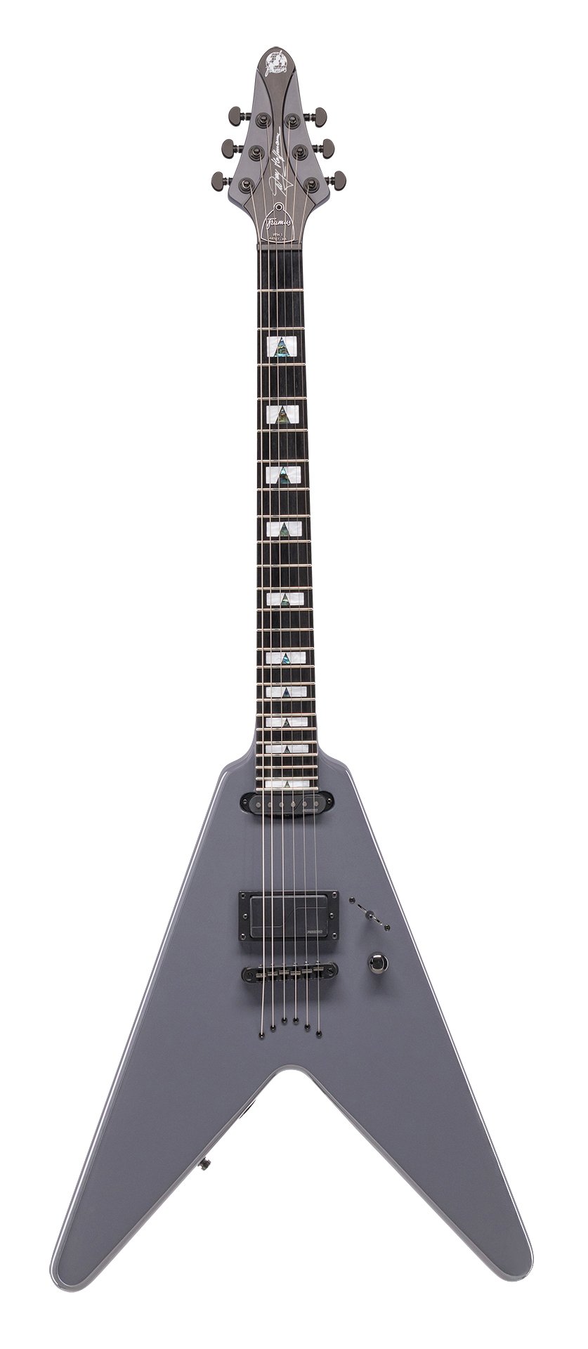 Artist Line Breaker WH-1 - Solid Overland Gray High Polish E-Gitarre