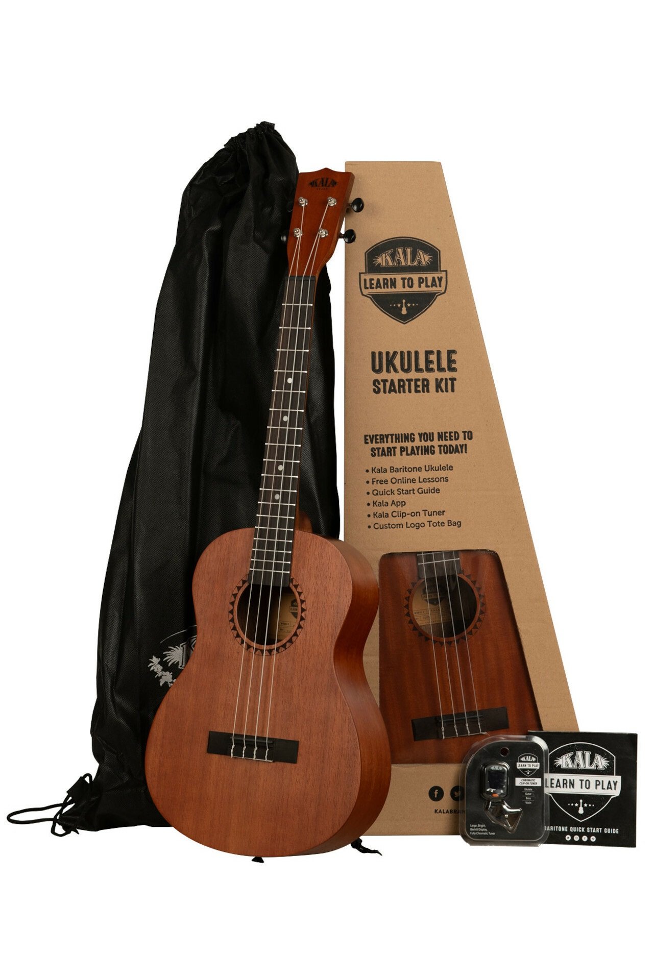 Bariton Ukulele Starter Set - Learn to Play