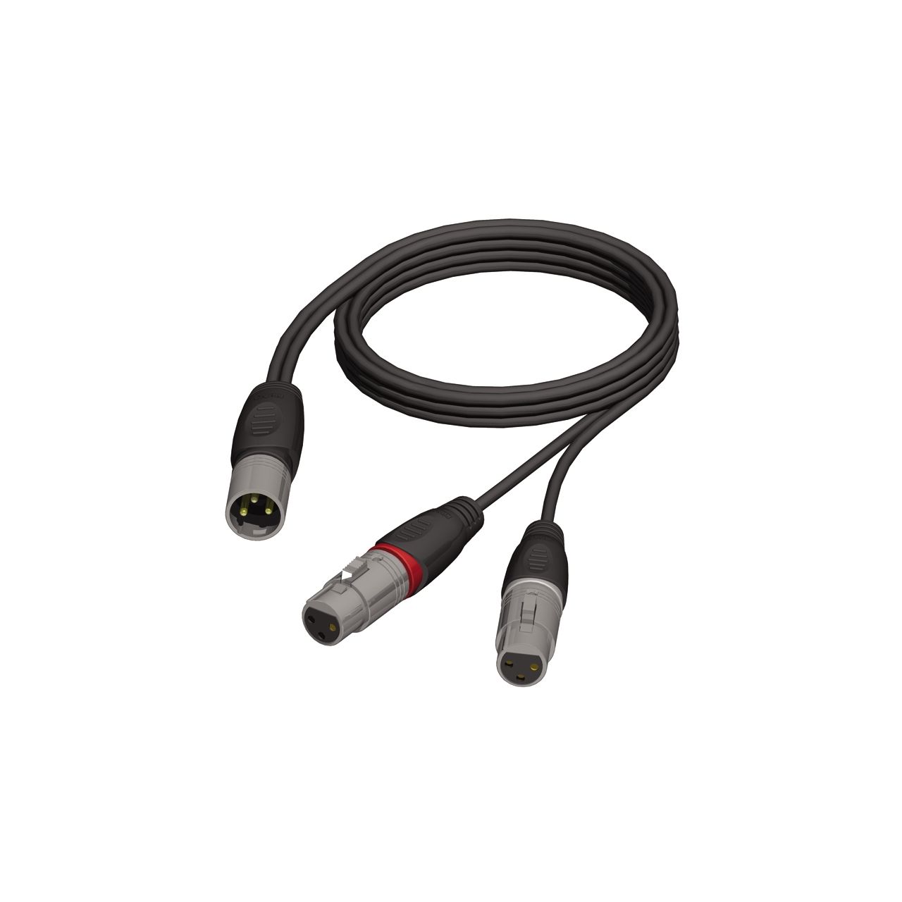 Adam Hall Cables REF 736 150
Audiokabel XLR male auf 2 x XLR female 1,5 m