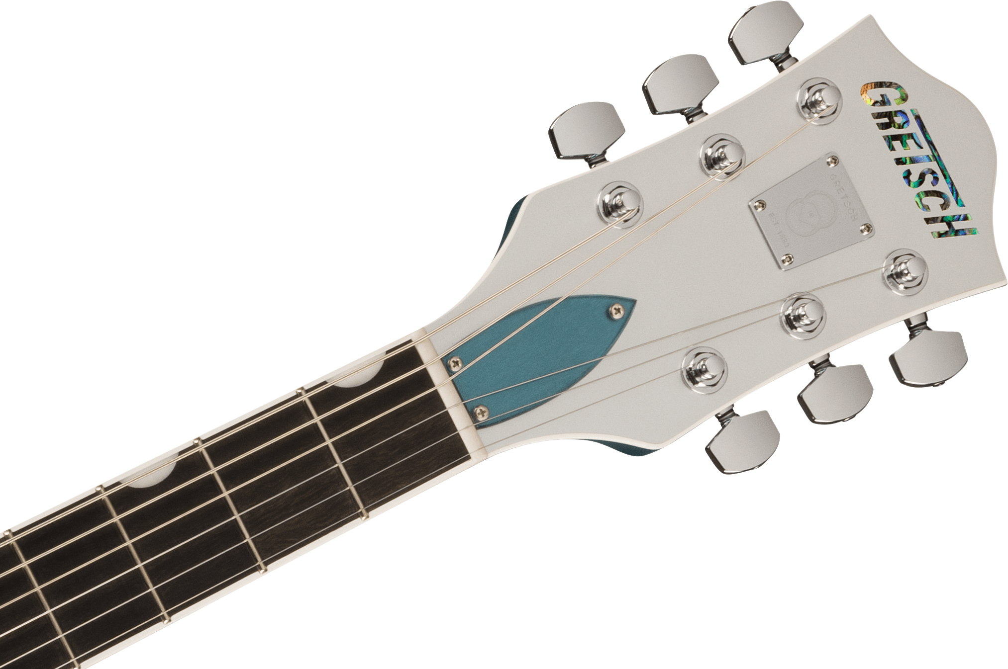 G6118T-140 LTD 140th Double Platinum Anniversary™ with String-Thru Bigsby®, Two-Tone Pure Platinum/S