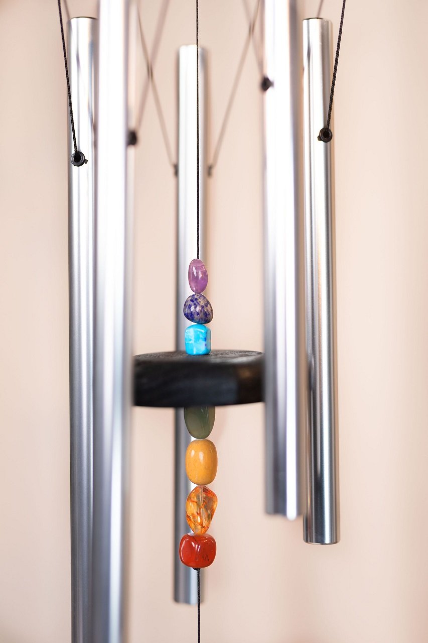 Chakra Meditation Chime 25" / 64 cm, Silber