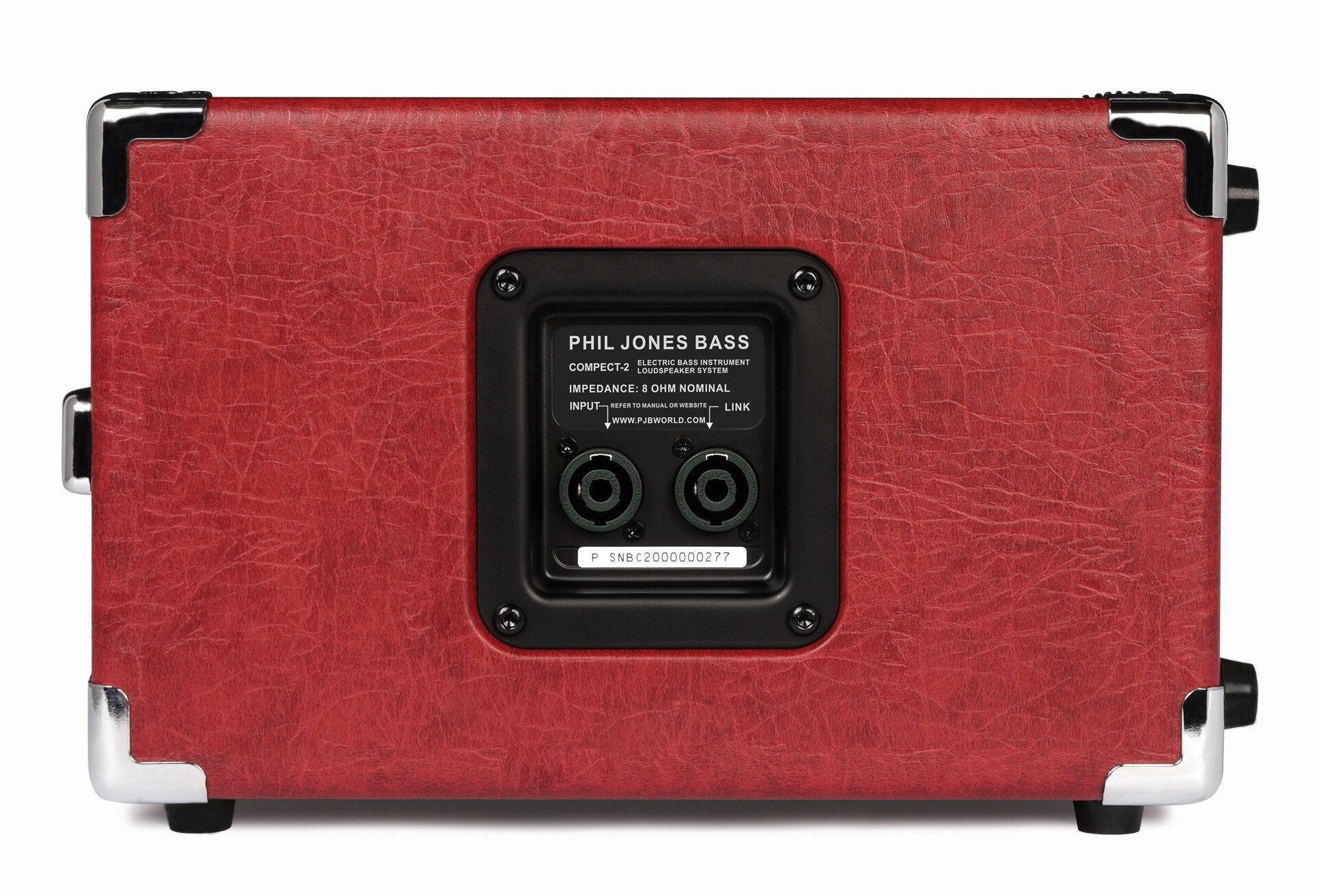 C2 - Compact 2 Bass Cabinet, 2x5", 200 Watt - Red