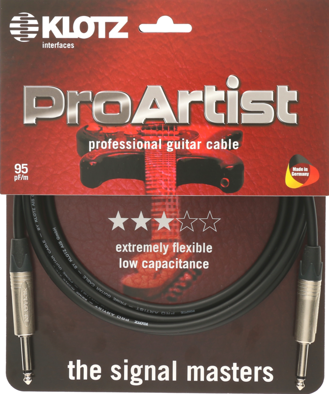 Pro Artist Kabel, gerade - gerade  - 6 m