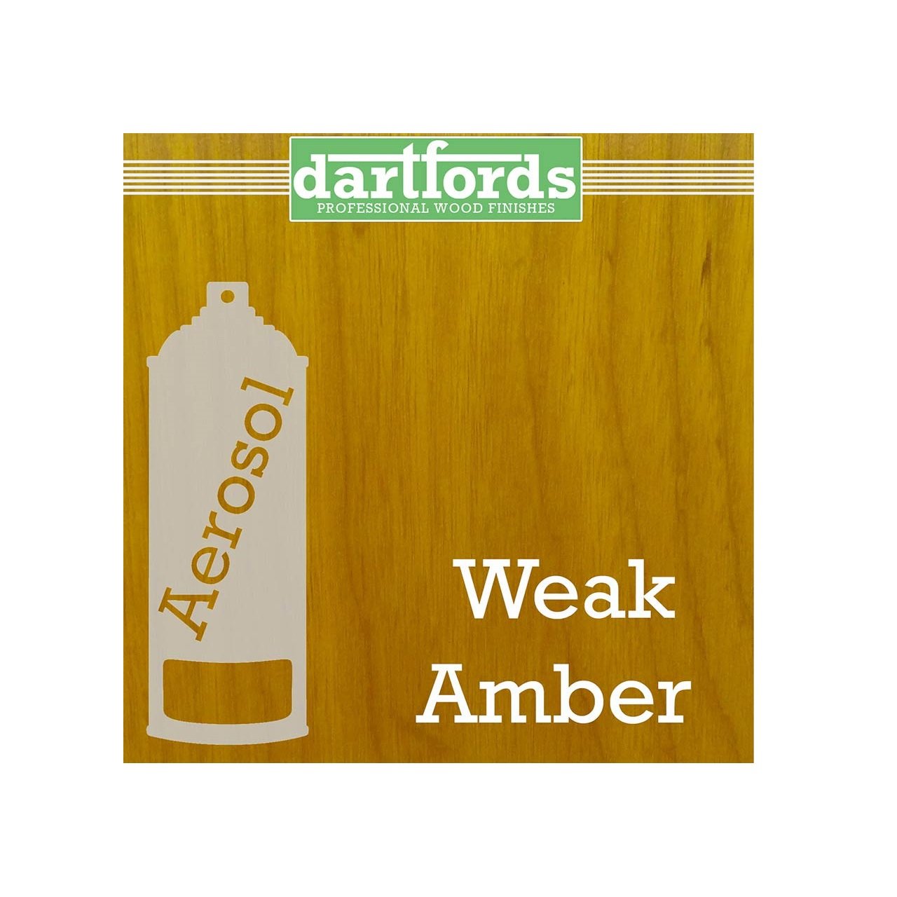 Nitrocelluloselack Schwacher Bernstein - 400ml Aerosol