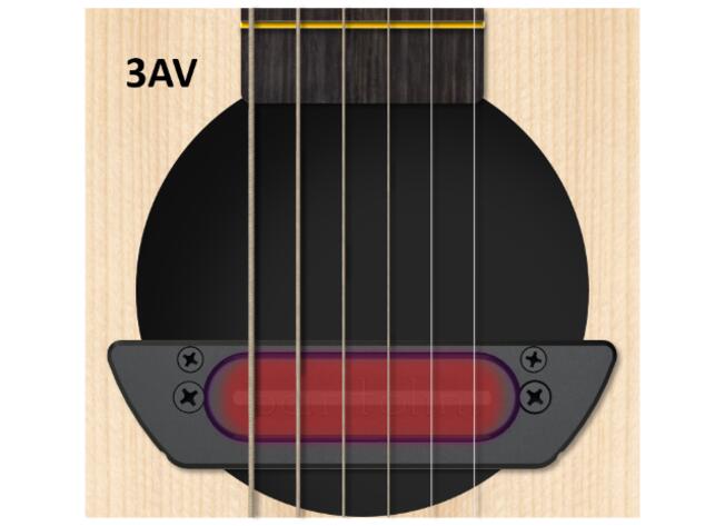 Acoustic Guitar Soundhole Pickup (3AV)