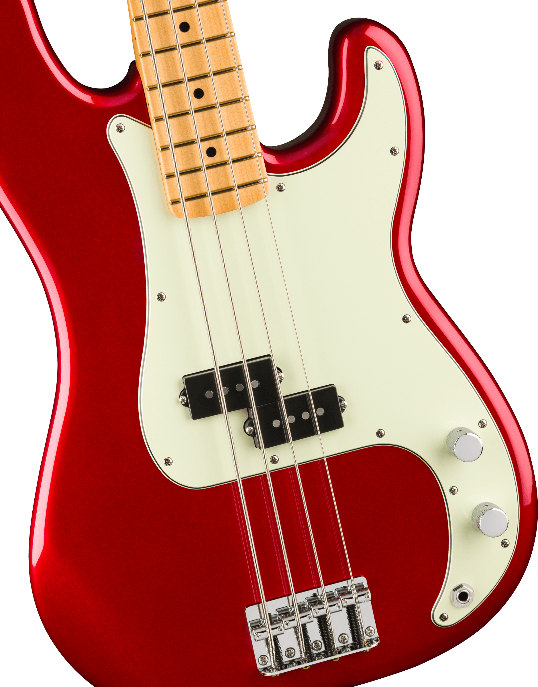 75th Anniv Player II Precision Bass MP Candy Apple Red