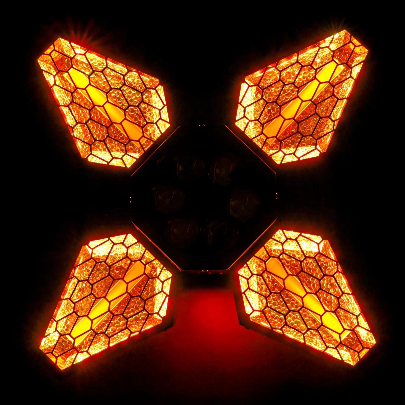 Algam lighting Vintage-Flower Rotierender LED-Multieffekt  