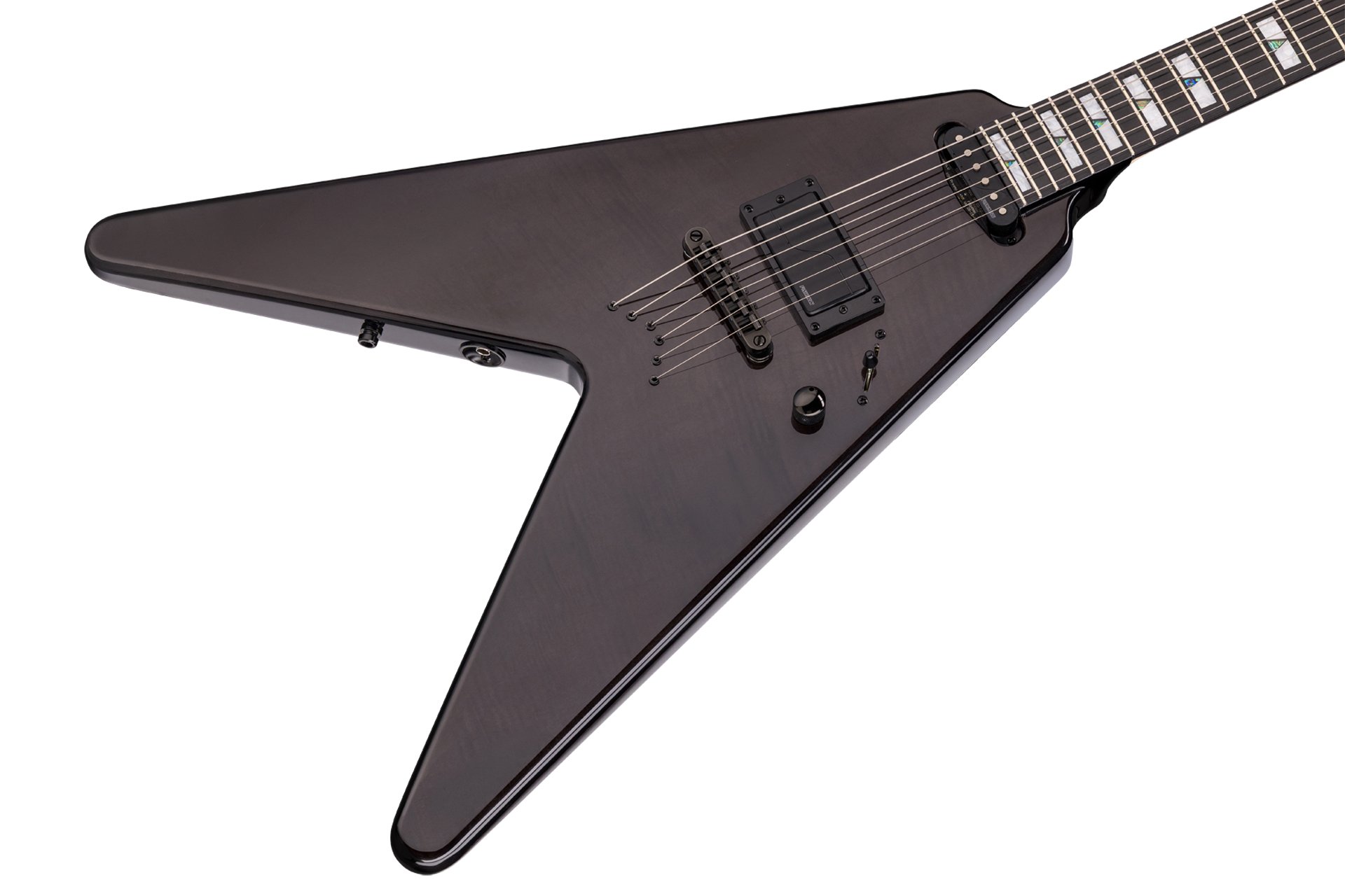 Artist Line Breaker WH-1 - Nirvana Black Transparent High Polish E-Gitarre