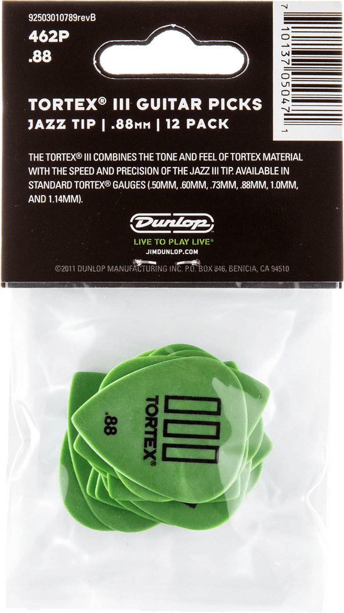 Tortex TIII 0.88 mm Player's Pack (12 Stck.)