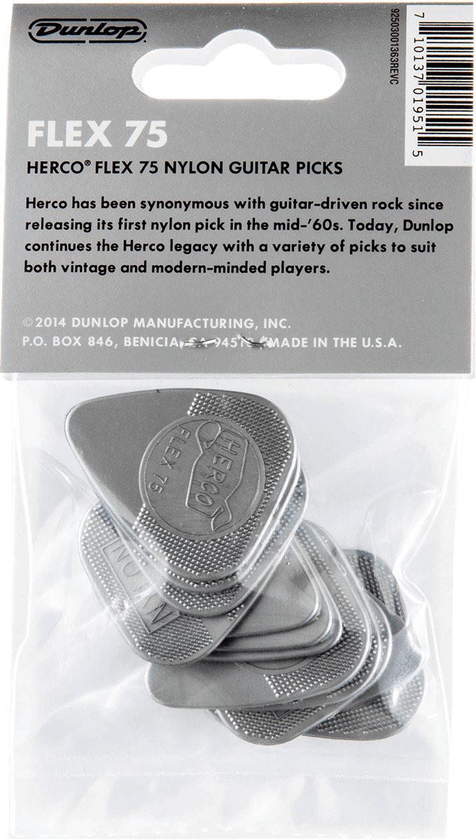 Plektren Nylon 1 mm  Heavy 12 Stück Flex Series