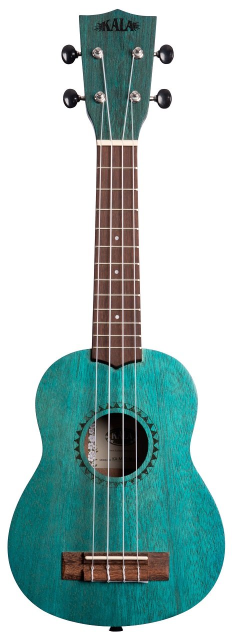 KA-MRT-BLU-S Ocean Blue Watercolor Meranti Soprano Ukulele