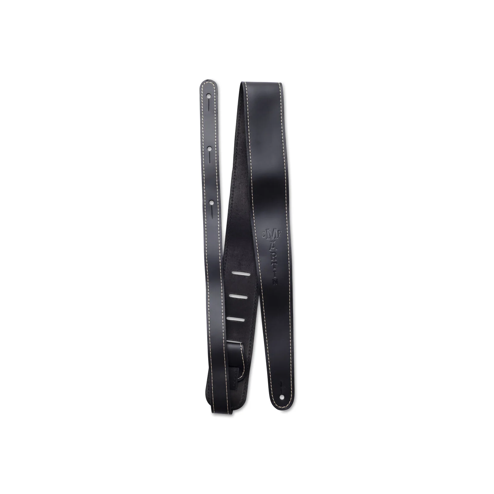 Strap, 100% Leather, Slim Black (M-ST2-BK)