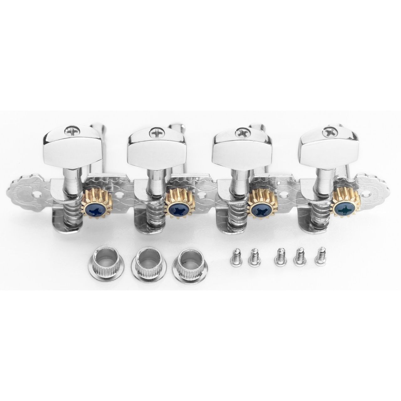 SP-MHMA-CH Mechaniken für Mandoline, 2 x 4, Standard, Finish Chrom